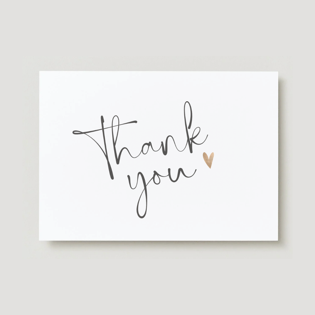 Thank You Card - 50 bucăți | Model N4