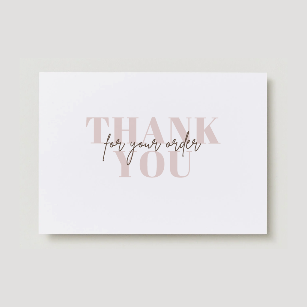Thank You Card - 50 bucăți | Model N5