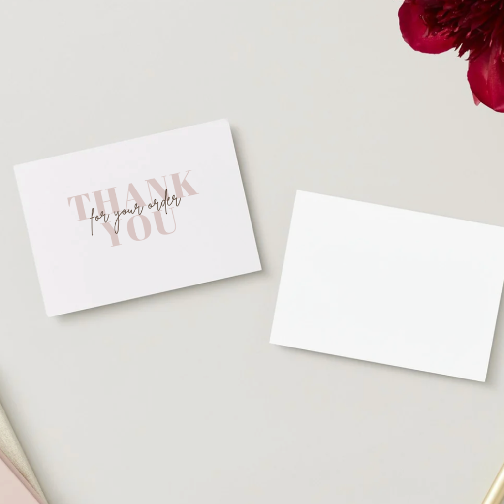 Thank You Card - 50 bucăți | Model N5
