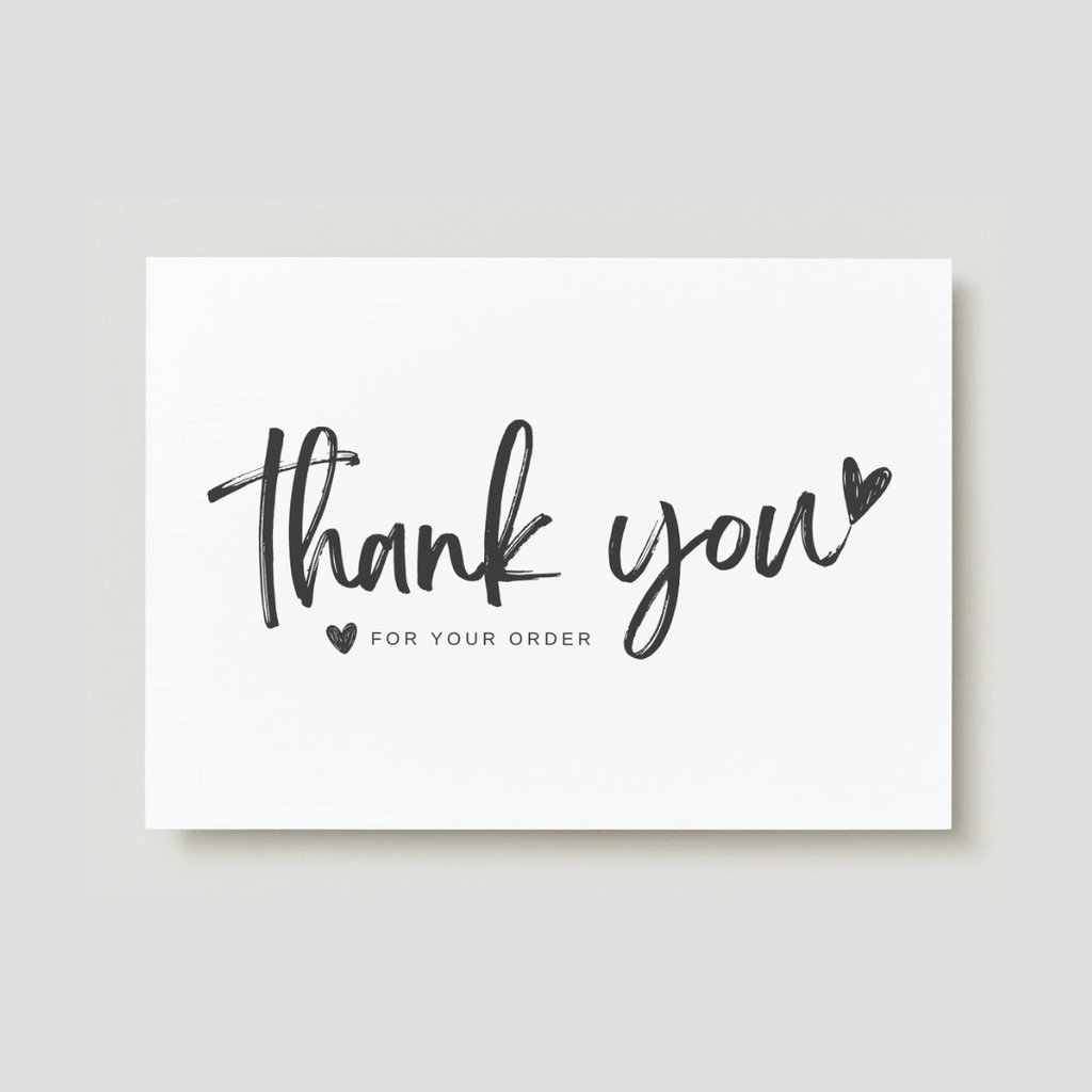 Thank You Card - 50 bucăți | Model N3
