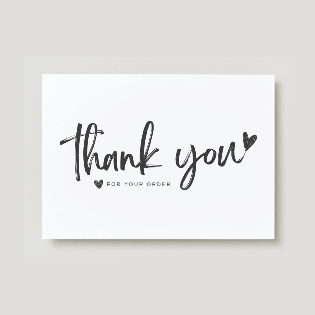 Thank You Card - 50 bucăți | Model N3